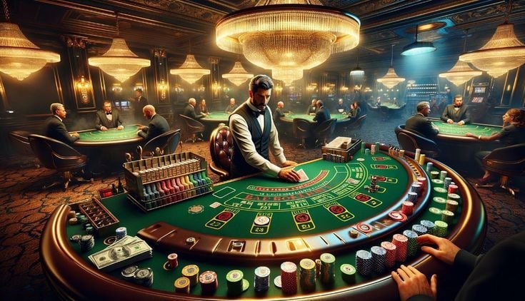 Live dealer studio with multiple camera angles at Bonanza Gold on semogaqq