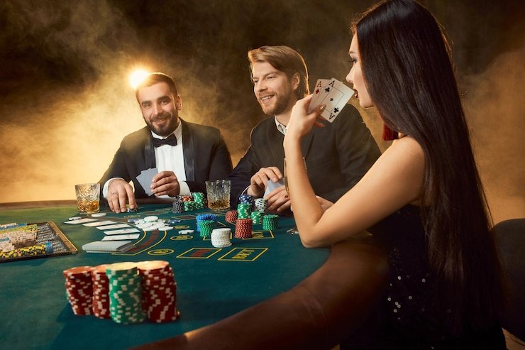 Live dealer studio with multiple camera angles